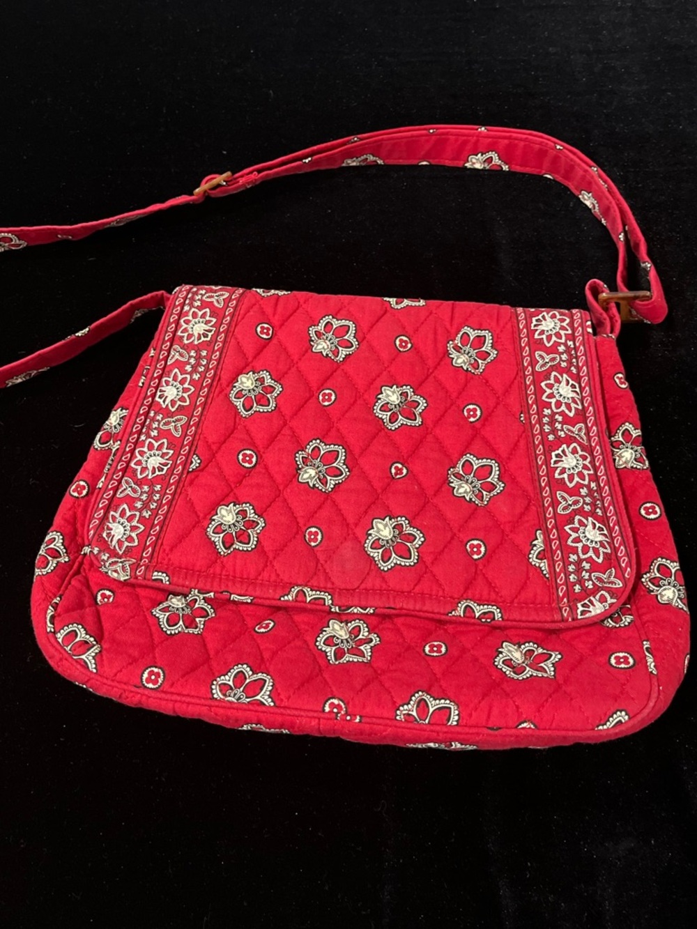 VB Vintage 90s Red bandana Crossbody